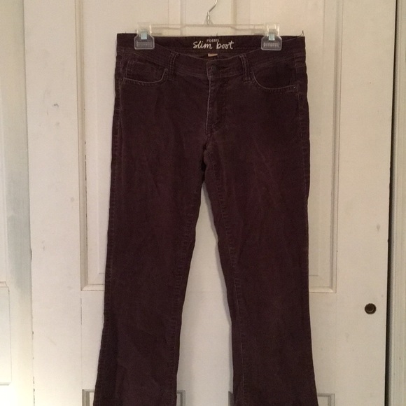 Fossil Pants - Brown Corduroy Fossil pants worn
